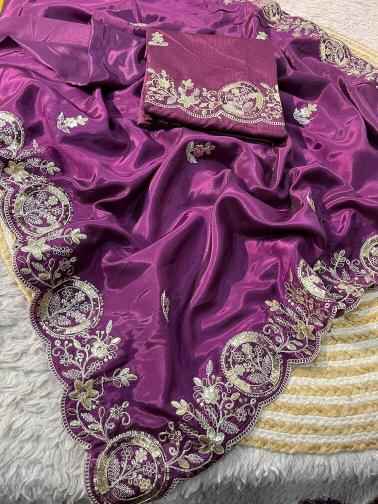 Vinayak gotafoil wholesale saree markets in india